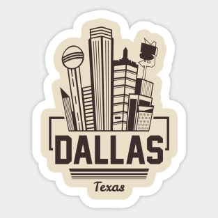 Dallas, Texas Sticker